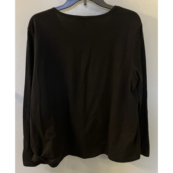 Erika Womens Sparkle Xmas Bulb Design Long Sleeve Top Size XL - Picture 5 of 5